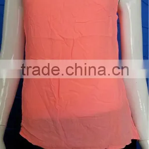 Sleeveless Round Neck Ladies Fashion Tops and Blouses thumbnail-1