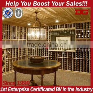Customized Modern Wood Shelf For Wine Bottles thumbnail-1