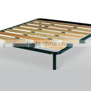 Italian Type Bed Frame With Wooden Wide Birch Slats thumbnail-1