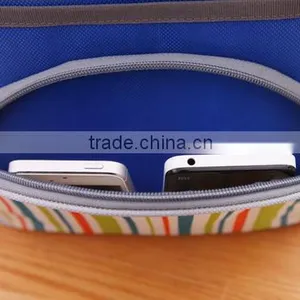 Promotional 600D Striped Cooler Bags W/ Strap thumbnail-5