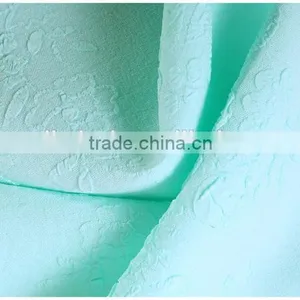 Nantong Textiles 100% Polyester Soft Warp Knitted Elastic Fabric for Autumn Fashion thumbnail-3