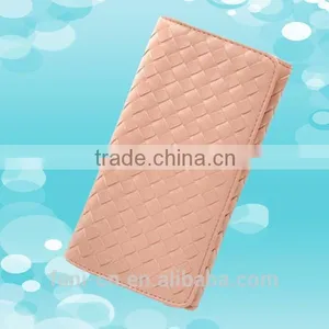 New Arrival Fashion and Elegant Ladies Leather Clutch Purse With Woven Pattern Design thumbnail-6