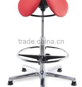 High Quality Laboratory ESD Chair With Adjustable Height, PU Saddlestool thumbnail-4