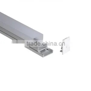No Brackets Channel Fixing Square PC Cover Aluminum Profile Extrusion thumbnail-1