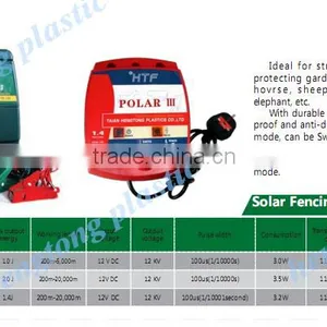 Mini Specification and Commercial Application Solar Power Electric Fence Energizer thumbnail-1