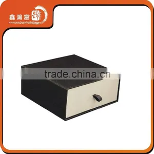 Xhfj Custom Brown Black Luxury Drawer Paper Box for Gift thumbnail-3