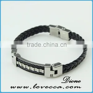 Fashion Handmade Charm Design Real Leather Wristbands thumbnail-4