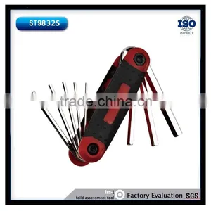 9 In 1 Mini Multi Tool of Folding Hex Key Wrench Set thumbnail-1