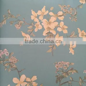 Non Woven Hot Sale Flower Garden Artificial Wallpaper thumbnail-5