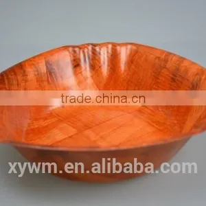 Peach Shape of Woven Wooden Plate and Dish thumbnail-4