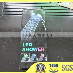 Chrome Surface Finishing 2014 Color Changing Led Shower Head/batnroom Accessories Set in Zinc thumbnail-1