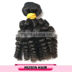 Double Drawn European Remy Weft Human Hair Remy Virgin Human Hair Extension thumbnail-3