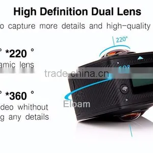 HD 1080p Panoramic 3D VR Video Camera for Google Glasses thumbnail-3