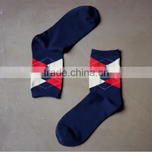 Grid Business Men Socks Wholesale thumbnail-6