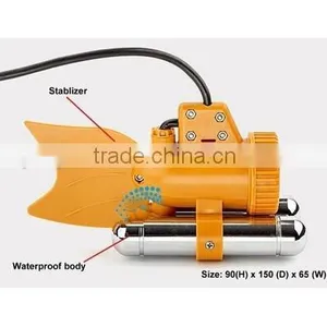 Underwater Cctv Video Camera HD 7"LCD Screen 1/3 SONY CCD 50m Cable, Camera Can Rotate at 360 Degree IR White LED Lights thumbnail-1