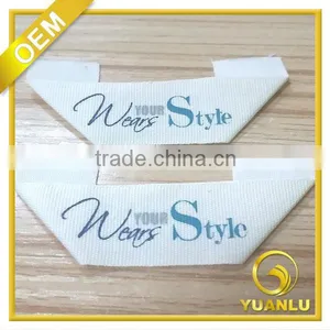 Wholesale Cheap Clothing Printed Silkscreen Label thumbnail-3