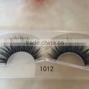 Cheap Affordable Handmade Attractive Design 3d Chemical Fiber Eyelashes thumbnail-1