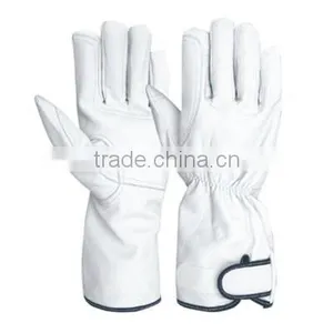 Driver Gloves, Goat Skin Grain Leather Gloves thumbnail-1