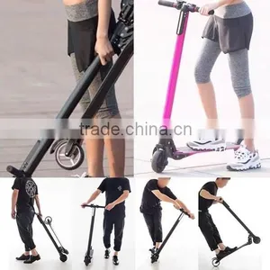 2016 The World's Lightest Two Wheels Carbon Fiber Foldable Electric Scooter Bike thumbnail-1