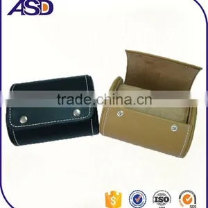 Professional Custom Smart pu Leather Watch Roll Box Travel Box thumbnail-1