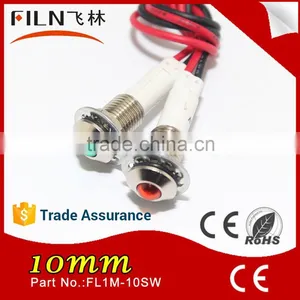 IP67 Stainless Steel LED Arc Indicator 10MM Lamp Motorcycle Led Strobe Light thumbnail-4