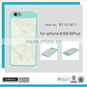 Full Printing Mix Design Glossy Tpu PC Case for Iphone 6S 6 Plus Marble Phone Case thumbnail-1