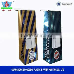 Block Bottom Plastic Microwaveable Popcorn Bags,paper Food Bag thumbnail-3