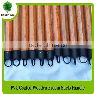 Household Cleaning Tools Plastic Cover Broom Wooden Stick Brush Wooden Handle thumbnail-4