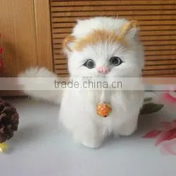 Cute Plush Plastic Farm Animal Baby Toys,resin Nude Animated Figure Toy Cat thumbnail-3
