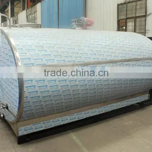 Milk Cooling Tank 10000L Capacity Dairy Farm Milk Tank With Copeland Compressors Electric Motor thumbnail-2