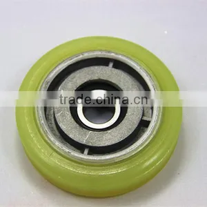 Good Quality Hot Sale 76*22*6203 PU Escalator Spear Step Roller thumbnail-1