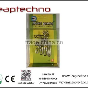 Metal Wire Puzzle Metal Puzzle With Rings Solution thumbnail-1