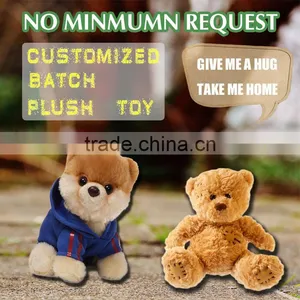 Black Little Custom Stuffed Plush Animal Dog Toy thumbnail-5
