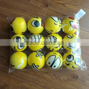 Wholesale Small Size Emoji PU Ball Toy Ball For Kids thumbnail-5