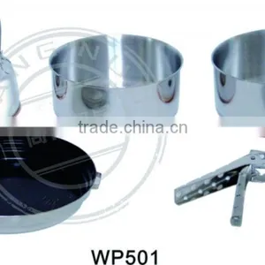 High Grade Nonstickcoating Fry Pan and Nipper Tea Pot Picnic Sets thumbnail-1