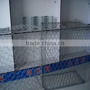 6*8 Mesh 2*1*0.3 Size Galvanized &pvc Coated Gabion Box for Water Projcets thumbnail-1