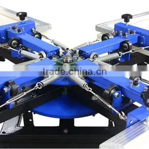 4 Color 4 Station T-shirt Screen Printing Machine thumbnail-2