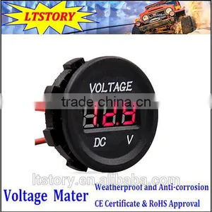12V Digital DC Voltmeter For Car and Bus thumbnail-1