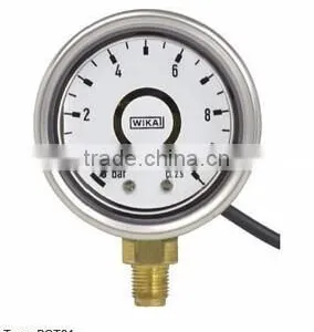 Bourdon Tube Pressure Gauges With Electrical Output Signal Stainless Steel Case Type PGT21 thumbnail-1