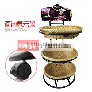 Store Metal Bread Display Rack thumbnail-1