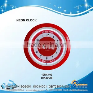 DOUBLE RING NEON CLOCK 12NC102 thumbnail-1