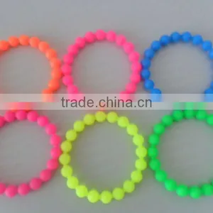 Rohs and Reach Standard Silicone Bead Bracelet thumbnail-1