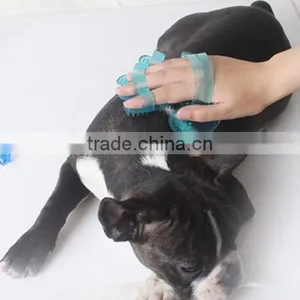 CY109 Wholesale Dog Bath Gloves Pet Massage Brush Pet Grooming Brush thumbnail-1