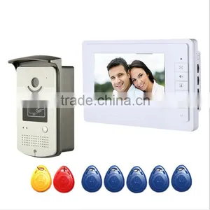 Cheap 7inch HD Video Camera Visual Doorbell, Card Open Lock Night Visual Wired Doorbell, Best Home Security System Doorbell thumbnail-1