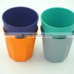 Eco Friendly and Biodegradable Bamboo Fiber Colour Drinking Cup thumbnail-4