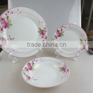 18pcs Beautiful Decal Porcelain Dinner Ware Set thumbnail-1