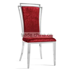 Hot Sale Stainless Steel Legs Restaurant Chair Dining Chair thumbnail-2