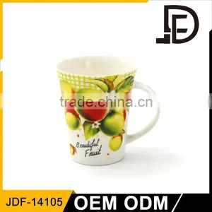Drinkware 12oz Ceramic Coffee Mug China White, China Sublimation Mug thumbnail-1