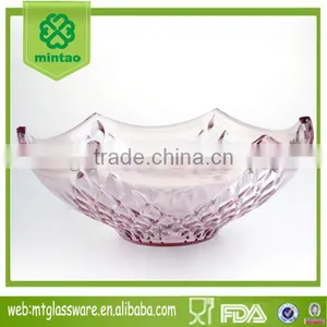 Unique Large Salad Bowls Colored Glass Fruit Bowls thumbnail-1