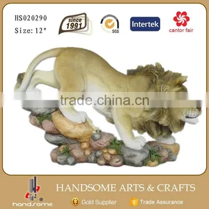 26.5 Inch Resin Home Decoration Holiday Gift Lion Animal Statues thumbnail-2